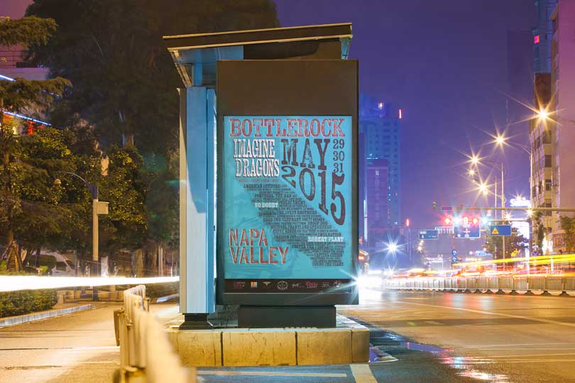 Nappa Valley Bottlerock Festival Poster