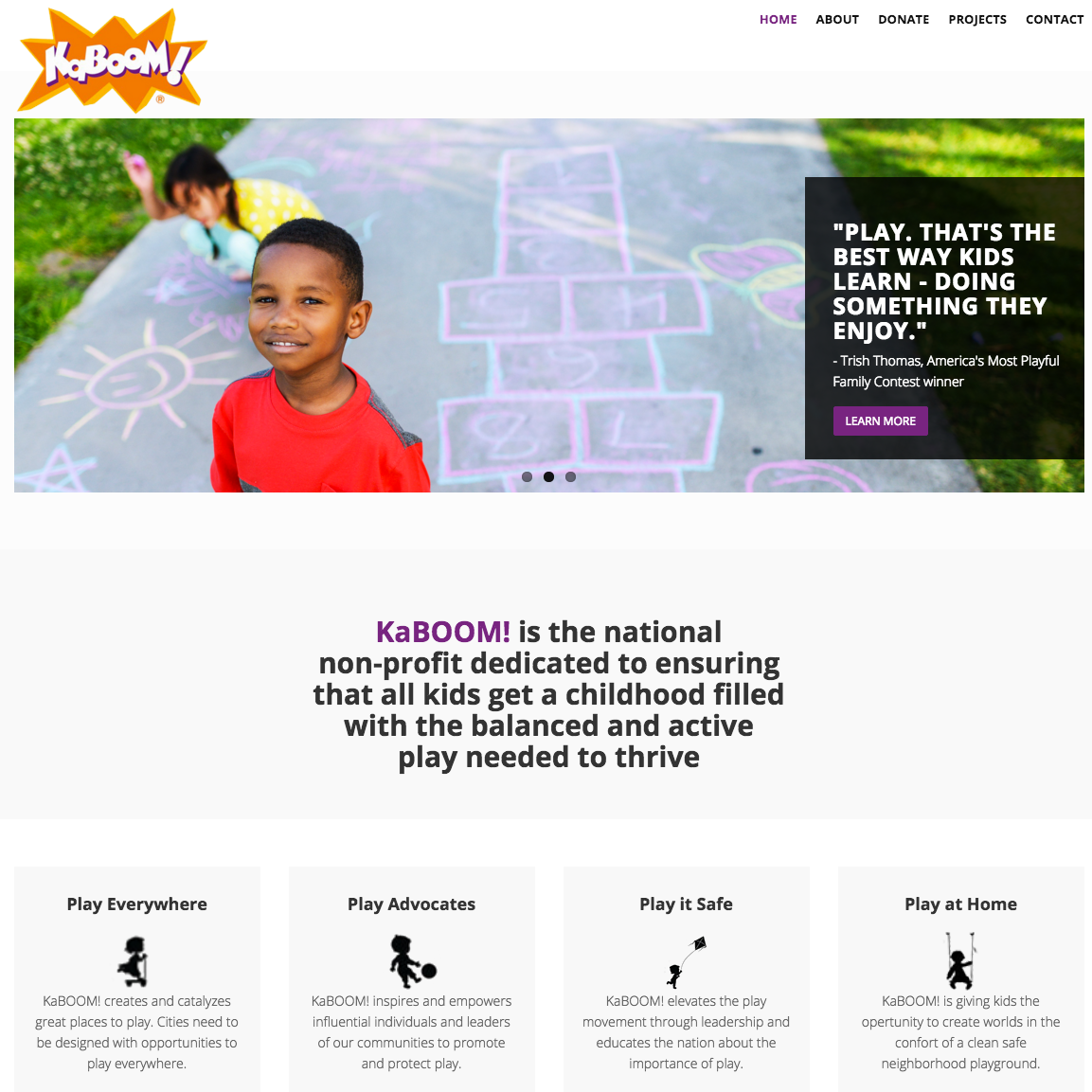Kaboom Website